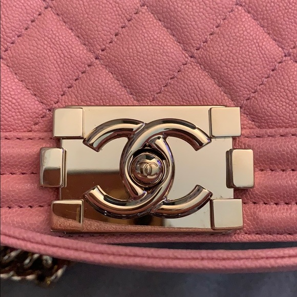 Chanel Boy Pink Caviar 19S Old Medium - Picture 6 of 14